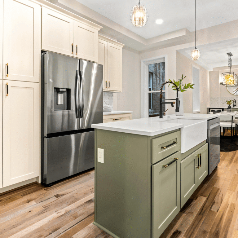 Cambridge linen and sage