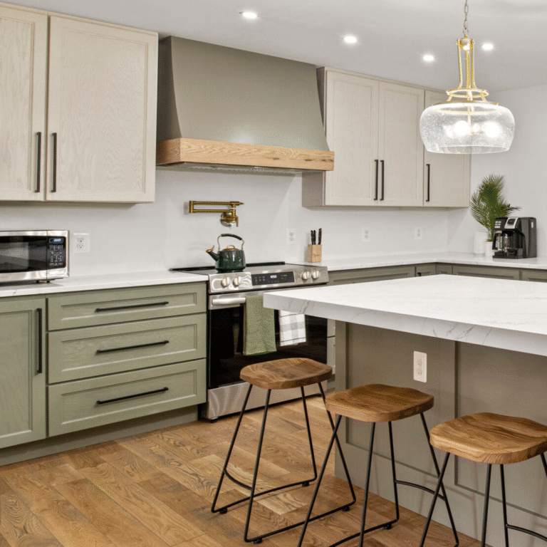 Jefferson Oak Linene and Sage